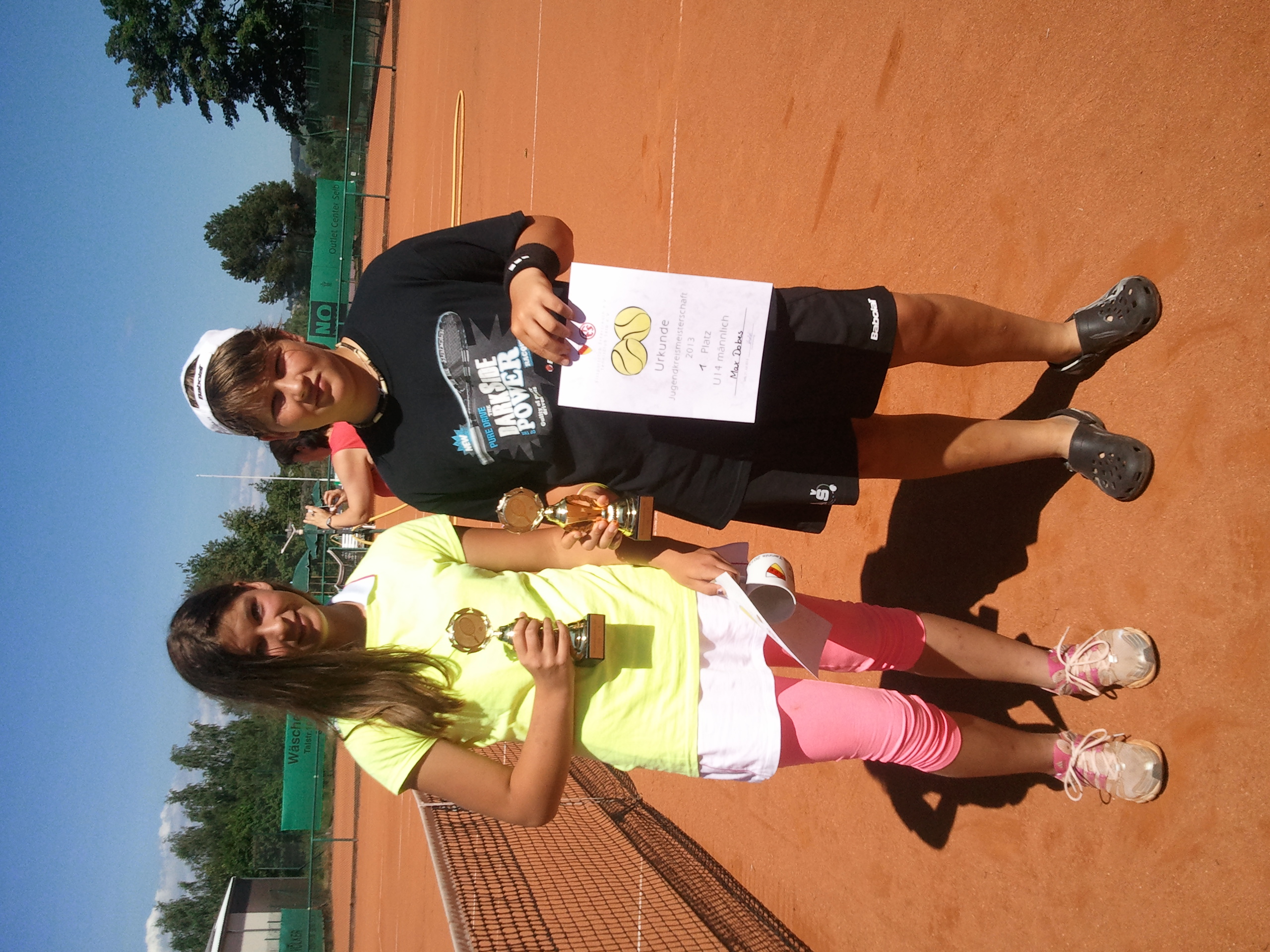 U14 holky- Lucie Hošťálková, U14 kluci- Max Dobeš